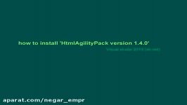 install html agility pack in visual studio 2010