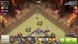 Attack war with golem wiz hog