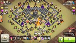 Attack war with golem wiz hog