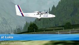 Landing at Lukla with the Aerosoft Twin Otter