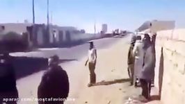 لحظه دستگیری تروریست در تونس 20160307