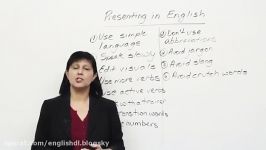 How to give a presentation in English