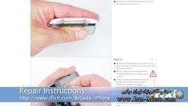 ایران میکرو  آموزش تعویض باتری iPhone 3G  3GS