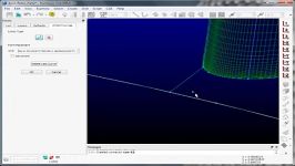 Multiblock Structured Mesh for a High Stagger Angle Axi