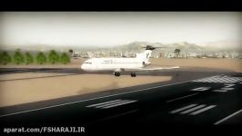 فرود چرخ بسته بوئینگ 727 ایران ایر