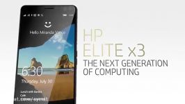 تماشا کنید ویدیوی رسمی معرفی گوشی قدرتمند HP Elite X3