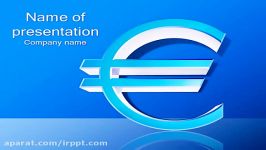 دانلود رایگان تم قالب پاورپوینت Euro Sign