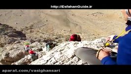 تمرینات سنگ کوه در ارتفاعات مجاور کوه صفه اصفهان