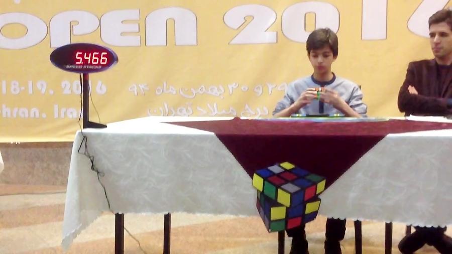 رکورد 9.321علی چگینی در مسابقات IRAN OPEN 2016