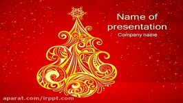 دانلود رایگان تم قالب پاورپوینت Christmas Tree