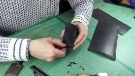 Making a Leather Bag  Part 2 of 7  Skiving