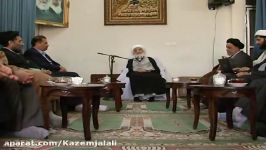 دیدار دكتر جلالی آیت الله نوری همدانی