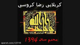 شور،کربلایی رضا کروسی دهه اول محرم الحرام سال 1394