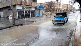 بارش باران آب گرفتگی معابر