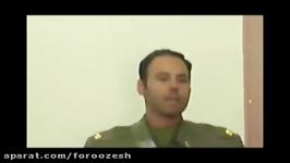 حرفهای افسر ارتشی در مورد یک سپاهی در پادگان ارتشی