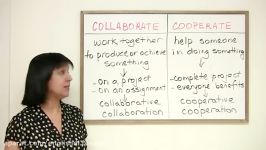 Business English Vocabulary – COLLABORATE or COOPERATE