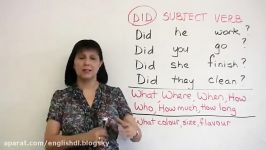 Basic English Grammar – Past Tense Questions