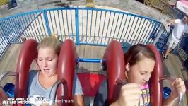 Girl passed out on slingshot