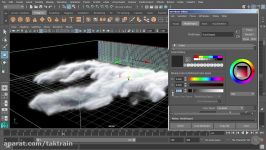 آموزش شبیه سازی یک طوفان گرد غبار در Maya