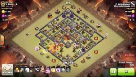 Clash of Clans  Town Hall 10 3 star Queen Walk Full