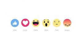 تغییرات جدید فیس بوک در لایک FaceBook reactions