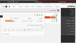 گروه های هدف در نرم افزار CRM پیام گستر