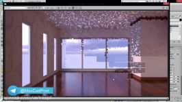 آموزش Vray نورپردازی HDR صحنه داخلی