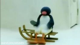 کارتون خمیری پنگون Crazy penguin