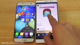 مقایسه سرعت گالکسی S7 Edge سامسونگ Mate 8 هوآوی