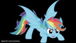 My Little Pony in Vampire Form Bats