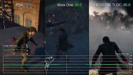 مقایسه فریم ریت بازی Assassins Creed Syndicate