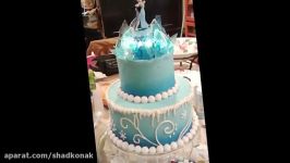 دستور پخت کیک تولد خانگی فروزن ملکه السا آنا