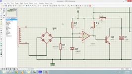 Thyristor firing angle control circuit