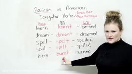 British  American English Irregular Verbs