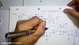 How to make thyristor SCR firing circuit using LM324 OP