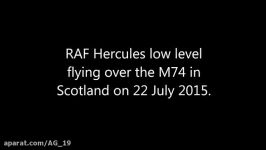 RAF Hercules low level flying in Scotland