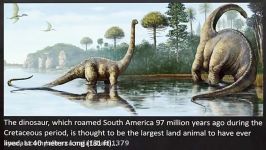 10 دایناسور غولپیکر تاریخ