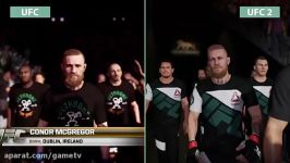 مقایسه گرافیک UFC 2 UFC روی PS4