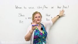 Basic English Grammar Pronouns – SHE HER HE HIS