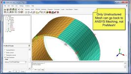 تعامل ICEM CFD ANSYS Meshing