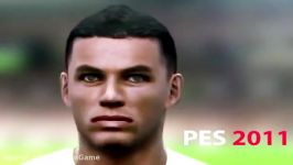 مقایسه چهره نیمار PES 11 تا PES 2016