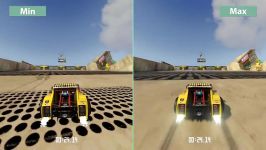 مقایسه گرافیک بازی Trackmania Turbo نسخه PC