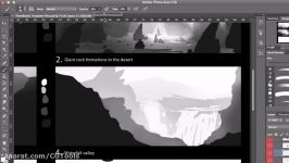 Creating and Animating a Matte Painting in Photoshop and After Effects