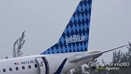 فرود اضطراری امبرائر 190 هواپیمایی JetBlue در باهاماس