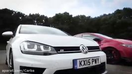 رقابت هوندا CIVIC Type R فولکس واگن Golf R  کاربا