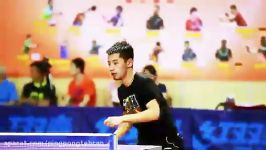 آموزش پینگ پنگ در تمرینات تیم ملی پینگ پنگ مردان چین