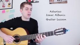 Asturias Isaac Albeniz Classical Guitar Lesson with Tab