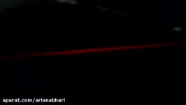 500mW 650nm Mitsubishi red laser in partial fog