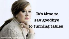 Adele  Turning tables زیرنویس انگلیسی