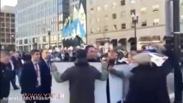 اقدام عجیب محافظان شخصی اردوغان در خیابان